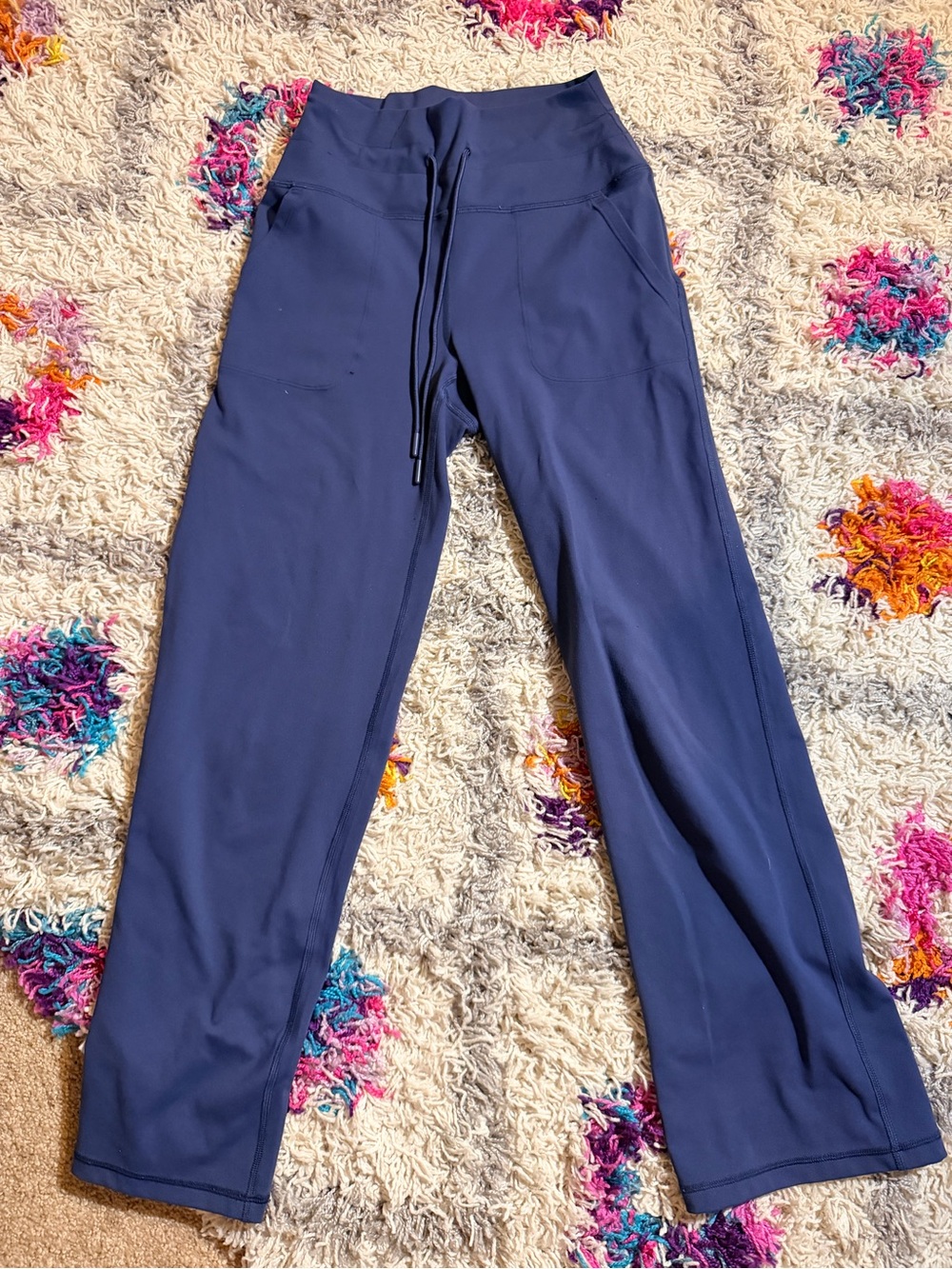 Avalanche Navy Drawstring Joggers with Front Pockets